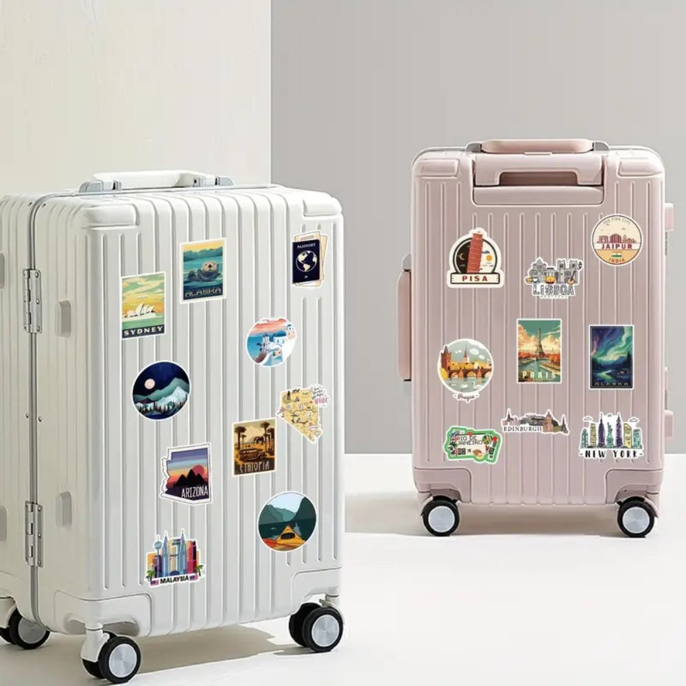 Luggage Travel Stickers | 100pc Set