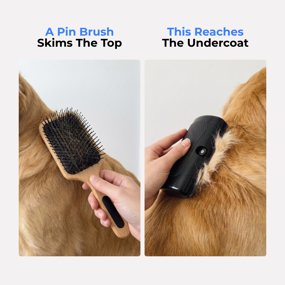 Forged Deshedding Pet Rake