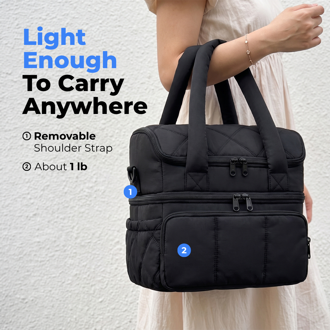 Multi-Pocket Nappy Tote