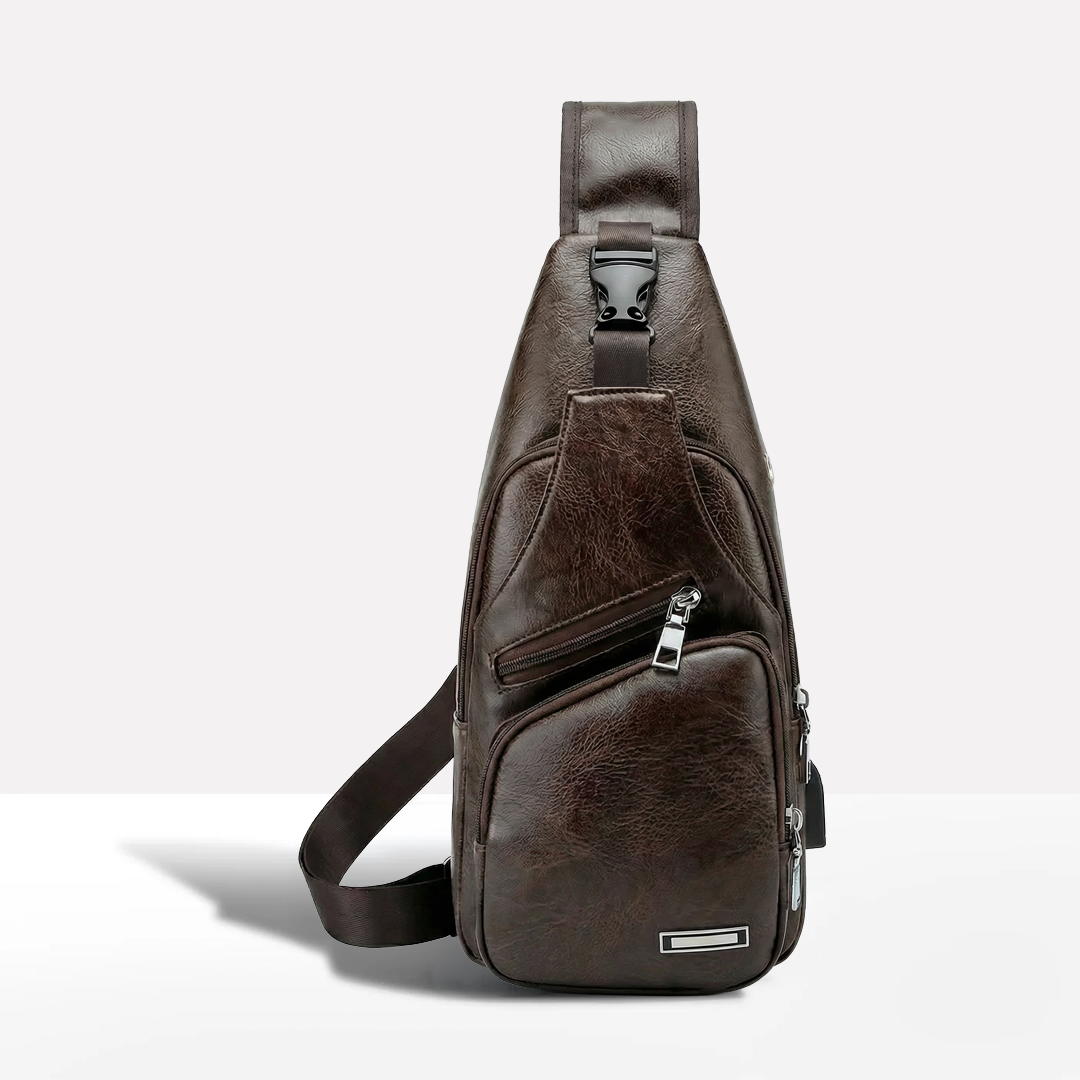 Classy Leather Anti-Theft Crossbody Bag