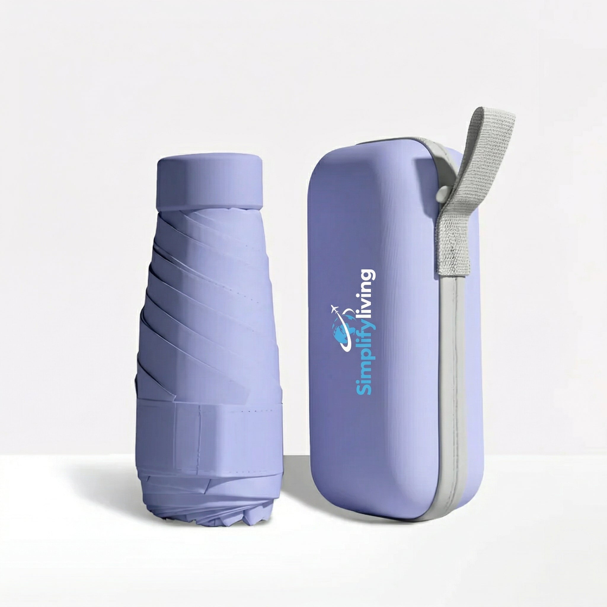 Compact Travel Umbrella & Case