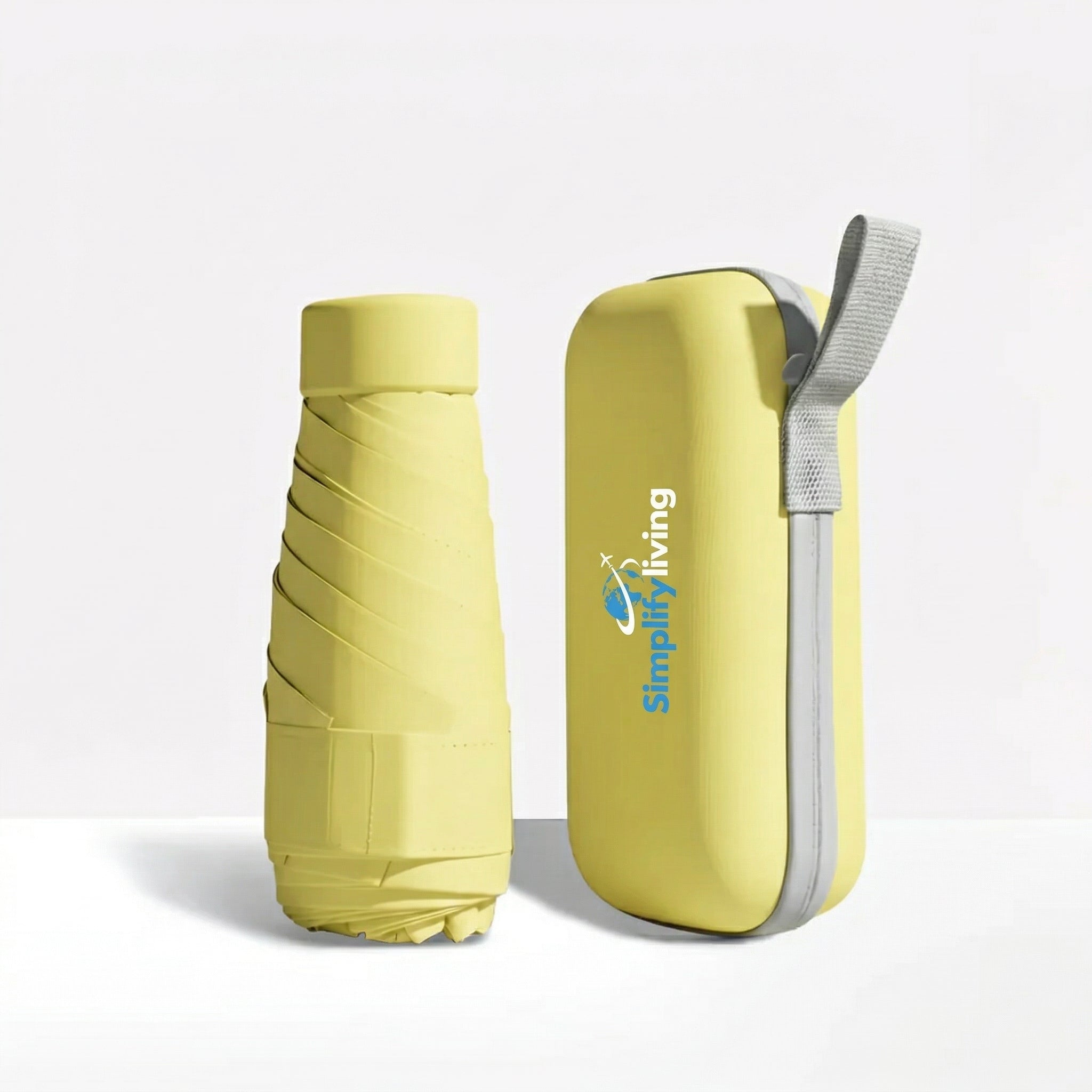 Compact Travel Umbrella & Case