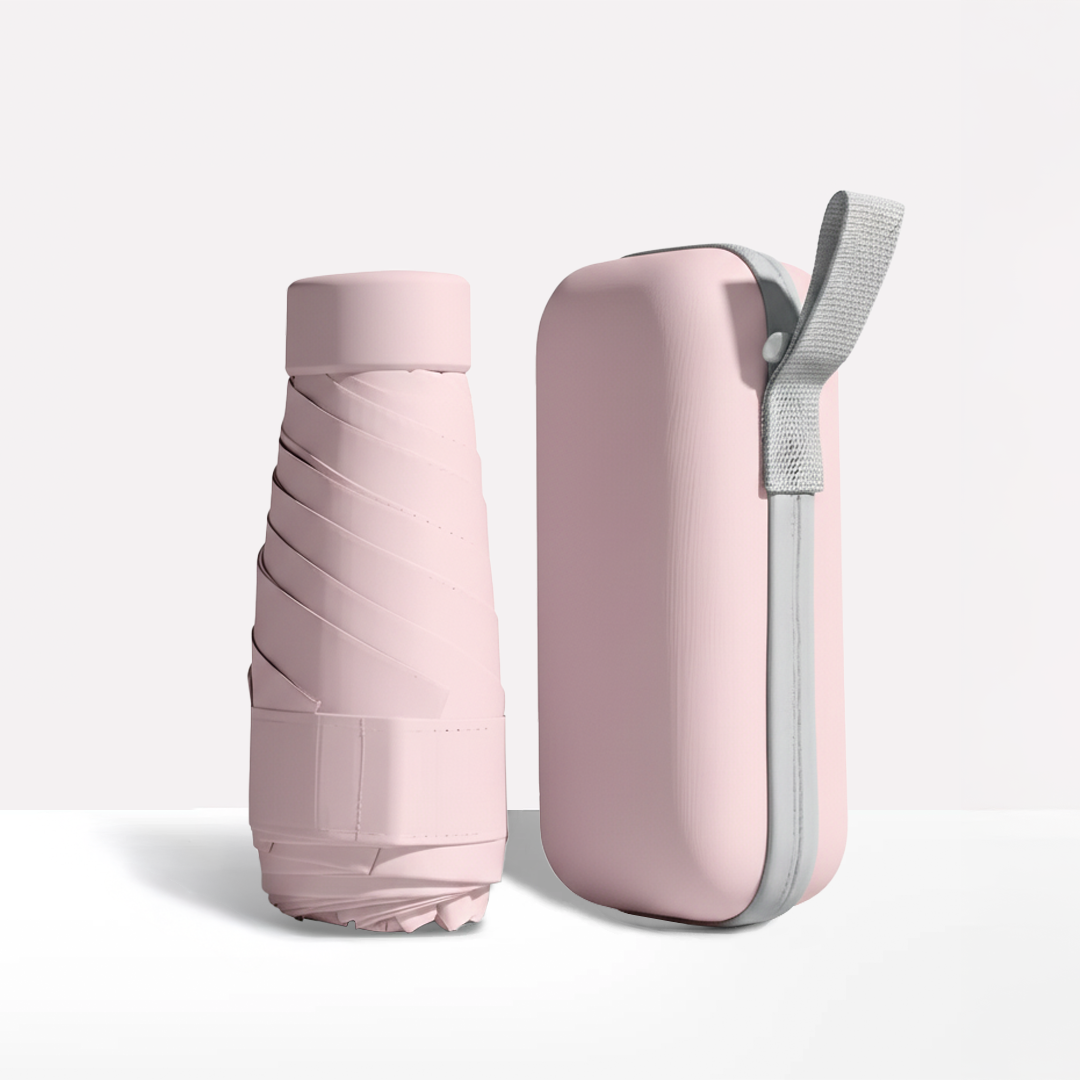 Compact Travel Umbrella & Case